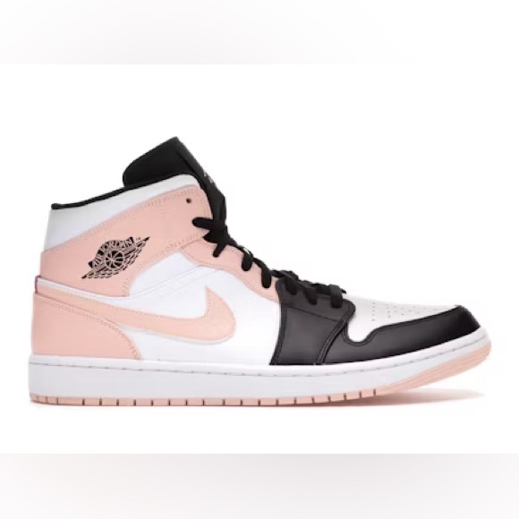 Men’s Jordan 1 Mid Arctic Orange Black Toe👟🏀 - Picture 1 of 6